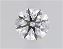 Natural Diamond 0.40 Carats, Round with Excellent Cut, F Color, I1 Clarity and Certified by GIA