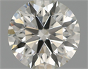 Natural Diamond 0.60 Carats, Round with Excellent Cut, I Color, VS2 Clarity and Certified by IGI