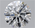 Natural Diamond 2.22 Carats, Round with Excellent Cut, D Color, IF Clarity and Certified by GIA