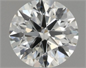 Natural Diamond 0.40 Carats, Round with Excellent Cut, H Color, VS1 Clarity and Certified by IGI