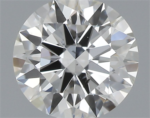 Picture of Natural Diamond 0.50 Carats, Round with Excellent Cut, H Color, SI1 Clarity and Certified by GIA