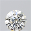 Natural Diamond 0.40 Carats, Round with Excellent Cut, K Color, SI1 Clarity and Certified by GIA