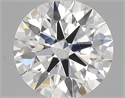 Natural Diamond 0.40 Carats, Round with Excellent Cut, F Color, VS1 Clarity and Certified by GIA