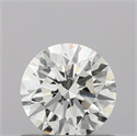 Natural Diamond 0.57 Carats, Round with Excellent Cut, H Color, VS1 Clarity and Certified by IGI