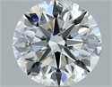 Natural Diamond 2.13 Carats, Round with Excellent Cut, I Color, VVS2 Clarity and Certified by GIA