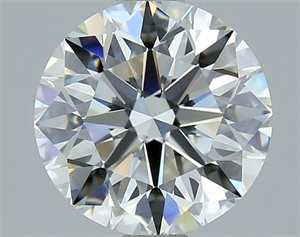 Picture of Natural Diamond 2.13 Carats, Round with Excellent Cut, I Color, VVS2 Clarity and Certified by GIA