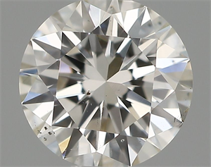 Picture of Natural Diamond 0.45 Carats, Round with Excellent Cut, G Color, SI1 Clarity and Certified by IGI