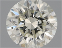 Natural Diamond 0.41 Carats, Round with Good Cut, I Color, SI1 Clarity and Certified by IGI