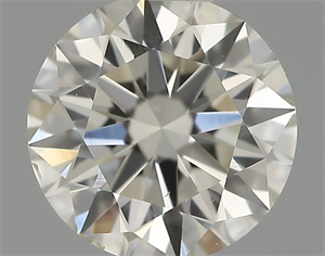 Picture of Natural Diamond 0.50 Carats, Round with Excellent Cut, I Color, VS1 Clarity and Certified by IGI