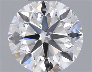 Picture of Natural Diamond 0.40 Carats, Round with Very Good Cut, F Color, VS2 Clarity and Certified by GIA