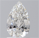 Natural Diamond 1.00 Carats, Pear with  Cut, F Color, SI1 Clarity and Certified by GIA