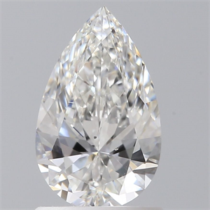 Picture of Natural Diamond 1.00 Carats, Pear with  Cut, F Color, SI1 Clarity and Certified by GIA