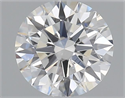 Natural Diamond 0.40 Carats, Round with Excellent Cut, F Color, VS2 Clarity and Certified by GIA