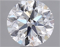 Natural Diamond 0.50 Carats, Round with Very Good Cut, I Color, SI1 Clarity and Certified by GIA