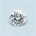 Natural Diamond 0.44 Carats, Round with Very Good Cut, D Color, VS1 Clarity and Certified by GIA