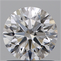 Natural Diamond 1.24 Carats, Round with Excellent Cut, D Color, VVS1 Clarity and Certified by GIA