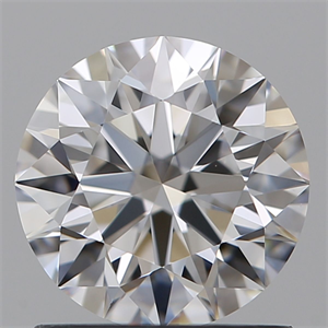 Picture of Natural Diamond 1.24 Carats, Round with Excellent Cut, D Color, VVS1 Clarity and Certified by GIA