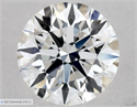 Natural Diamond 0.43 Carats, Round with Excellent Cut, F Color, VS1 Clarity and Certified by GIA