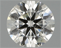 Natural Diamond 0.41 Carats, Round with Excellent Cut, G Color, SI2 Clarity and Certified by IGI