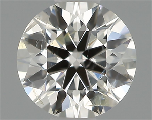 Picture of Natural Diamond 0.41 Carats, Round with Excellent Cut, G Color, SI2 Clarity and Certified by IGI