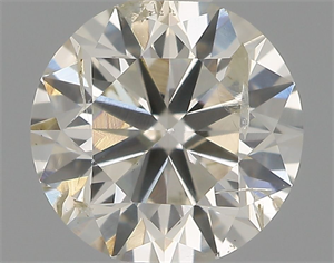 Picture of Natural Diamond 0.62 Carats, Round with Very Good Cut, J Color, I1 Clarity and Certified by IGI