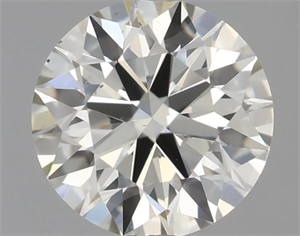 Picture of Natural Diamond 0.49 Carats, Round with Excellent Cut, J Color, VS2 Clarity and Certified by IGI