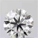 Natural Diamond 0.50 Carats, Round with Very Good Cut, F Color, SI2 Clarity and Certified by GIA