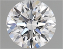 Natural Diamond 0.40 Carats, Round with Excellent Cut, D Color, VVS1 Clarity and Certified by IGI