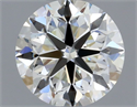 Natural Diamond 0.40 Carats, Round with Very Good Cut, J Color, VS1 Clarity and Certified by GIA