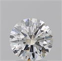 Natural Diamond 1.68 Carats, Round with Excellent Cut, F Color, VVS1 Clarity and Certified by GIA