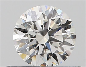 Picture of Natural Diamond 0.44 Carats, Round with Excellent Cut, G Color, VVS2 Clarity and Certified by GIA