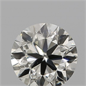 Natural Diamond 0.50 Carats, Round with Very Good Cut, K Color, VVS2 Clarity and Certified by IGI