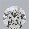 Natural Diamond 0.44 Carats, Round with Excellent Cut, J Color, VS2 Clarity and Certified by GIA