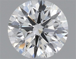 Picture of Natural Diamond 0.45 Carats, Round with Excellent Cut, I Color, VS2 Clarity and Certified by GIA