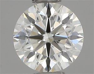 Picture of Natural Diamond 0.50 Carats, Round with Excellent Cut, I Color, IF Clarity and Certified by IGI