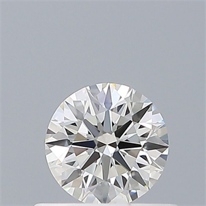 Picture of Natural Diamond 0.41 Carats, Round with Excellent Cut, H Color, IF Clarity and Certified by GIA