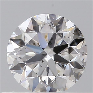 Picture of Natural Diamond 0.40 Carats, Round with Very Good Cut, E Color, SI2 Clarity and Certified by GIA