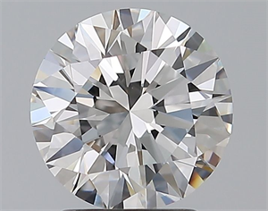 Picture of Natural Diamond 1.93 Carats, Round with Excellent Cut, F Color, VVS1 Clarity and Certified by GIA