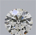 Natural Diamond 0.40 Carats, Round with Excellent Cut, I Color, SI2 Clarity and Certified by IGI