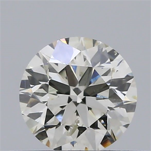 Picture of Natural Diamond 0.40 Carats, Round with Excellent Cut, I Color, SI2 Clarity and Certified by IGI