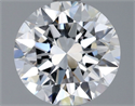 Natural Diamond 1.40 Carats, Round with Excellent Cut, D Color, IF Clarity and Certified by GIA