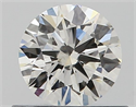 Natural Diamond 0.50 Carats, Round with Excellent Cut, I Color, VS2 Clarity and Certified by GIA