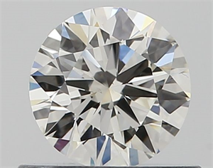 Picture of Natural Diamond 0.50 Carats, Round with Excellent Cut, I Color, VS2 Clarity and Certified by GIA