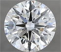 Natural Diamond 2.05 Carats, Round with Excellent Cut, G Color, VS1 Clarity and Certified by GIA