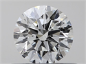 Natural Diamond 0.41 Carats, Round with Excellent Cut, I Color, VVS2 Clarity and Certified by GIA