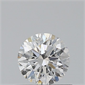 Natural Diamond 0.40 Carats, Round with Excellent Cut, F Color, SI1 Clarity and Certified by GIA