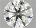 Natural Diamond 0.40 Carats, Round with Very Good Cut, J Color, VVS1 Clarity and Certified by IGI