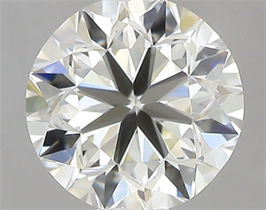 Picture of Natural Diamond 0.40 Carats, Round with Very Good Cut, J Color, VVS1 Clarity and Certified by IGI