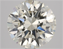 Natural Diamond 2.50 Carats, Round with Excellent Cut, J Color, VS1 Clarity and Certified by IGI