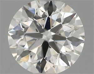 Picture of Natural Diamond 0.70 Carats, Round with Excellent Cut, K Color, SI1 Clarity and Certified by GIA